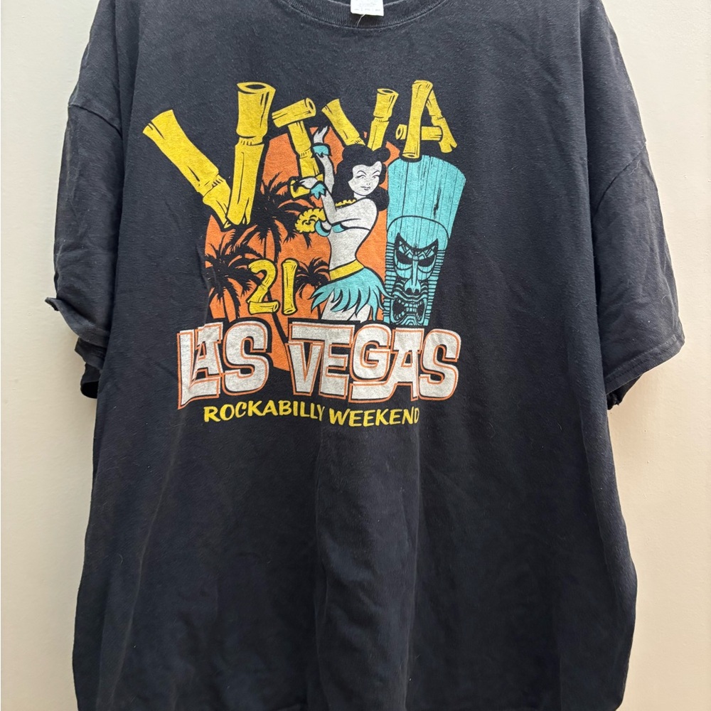 Black Viva Las Vegas T-Shirt